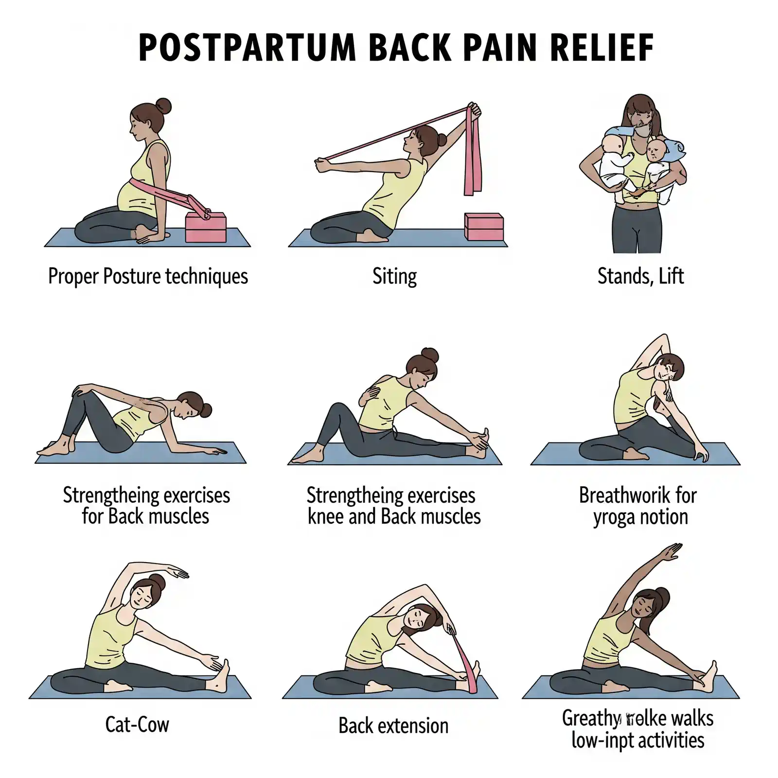 Postpartum Back Pain Relief