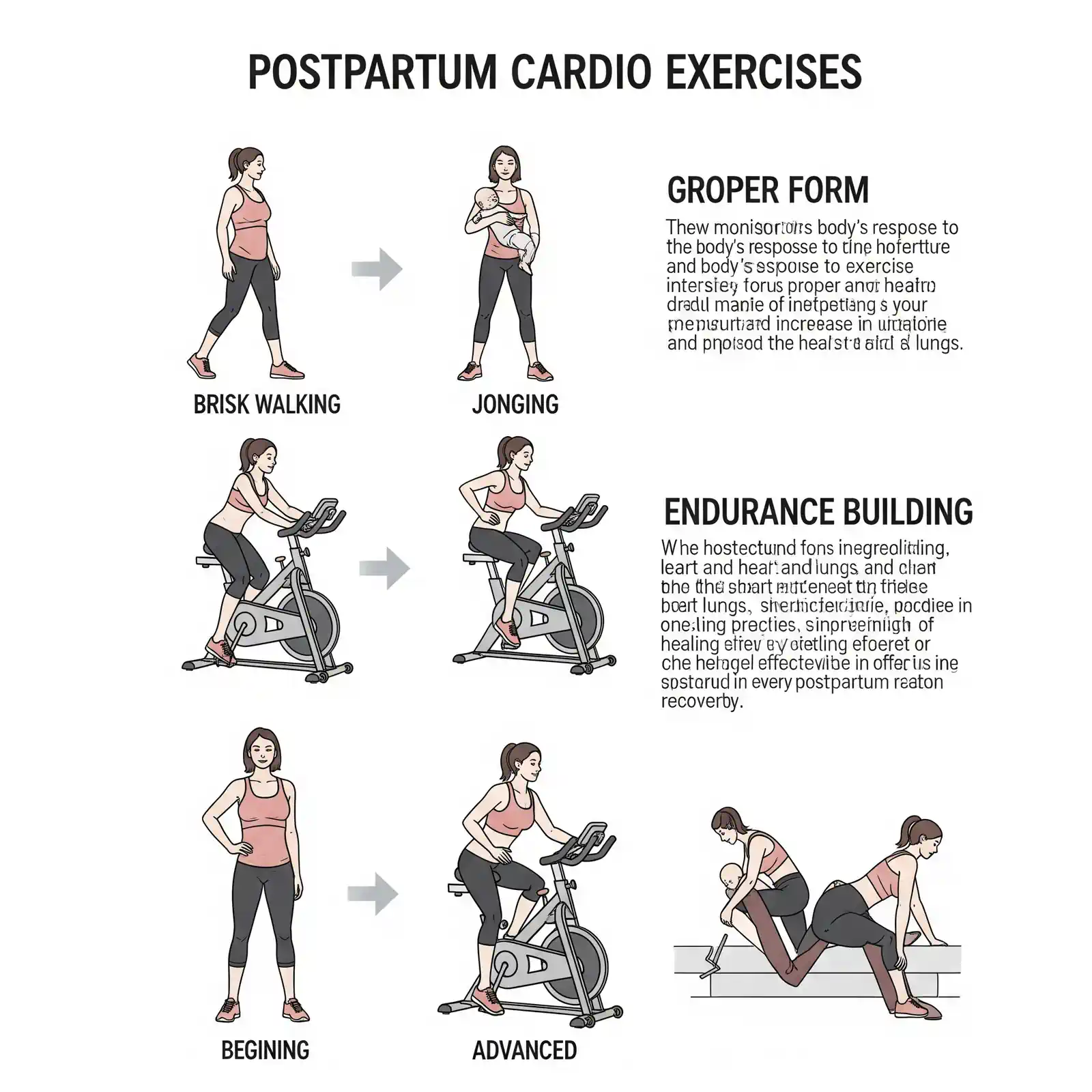 Postpartum Cardio Exercises